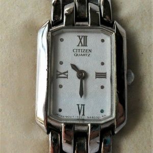 SOLD! Vintage Citizen Stainless Watch w/ Stainless Band